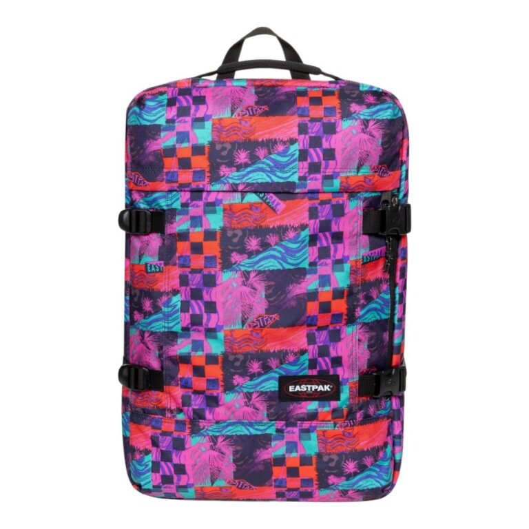 Plecak podróżny Eastpak Travelpack Retro Surf Funk (42 litry, z kieszenią na laptopa) kolorowy