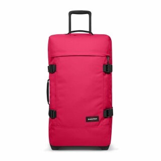 Torba podróżna Eastpak Tranverz M Saffron Red (78 litrów) z kółkami magenta