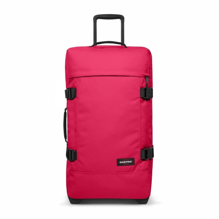 Torba podróżna Eastpak Tranverz M Saffron Red (78 litrów) z kółkami magenta