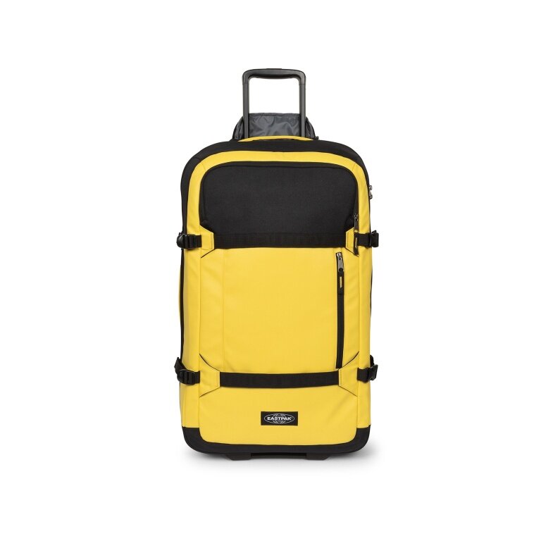 Torba podróżna Eastpak Transit'r Pro L Autentyczny Oryginał (z kółkami, 105 litrów) żółto-czarna