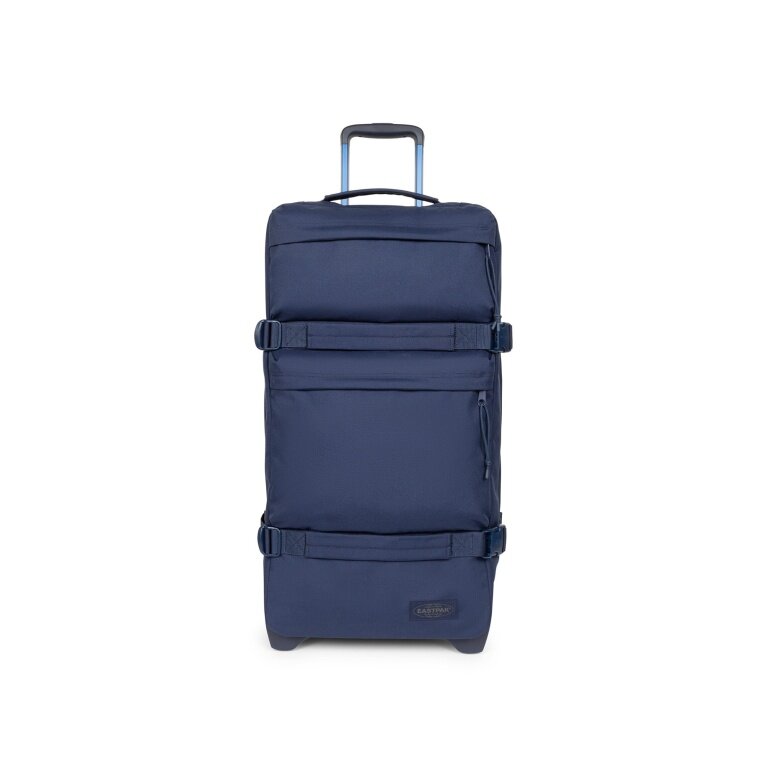 Torba podróżna Eastpak Transit'r Plus M Autentyczny Oryginał (z kółkami, 75 litrów) granatowa