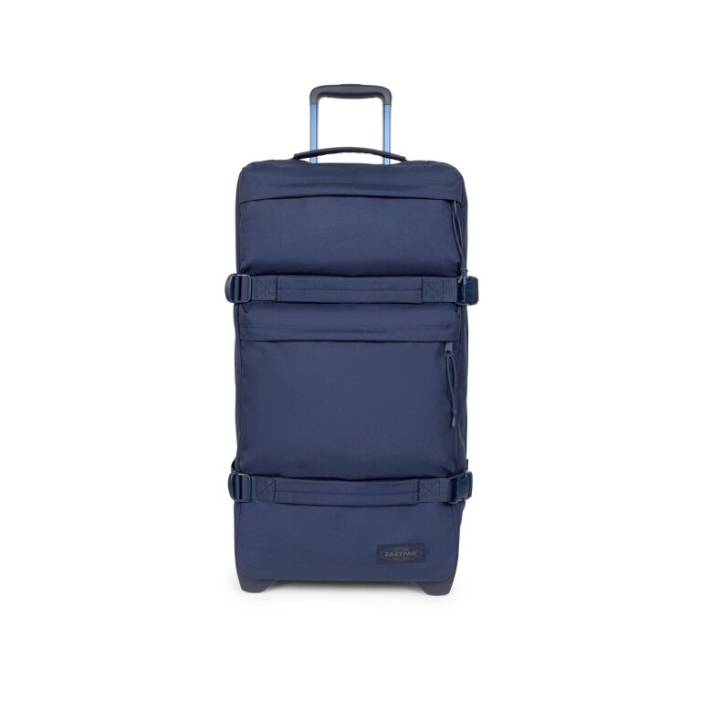 Torba podróżna Eastpak Transit'r Plus L Autentyczny Oryginał (z kółkami, 115 litrów) granatowa