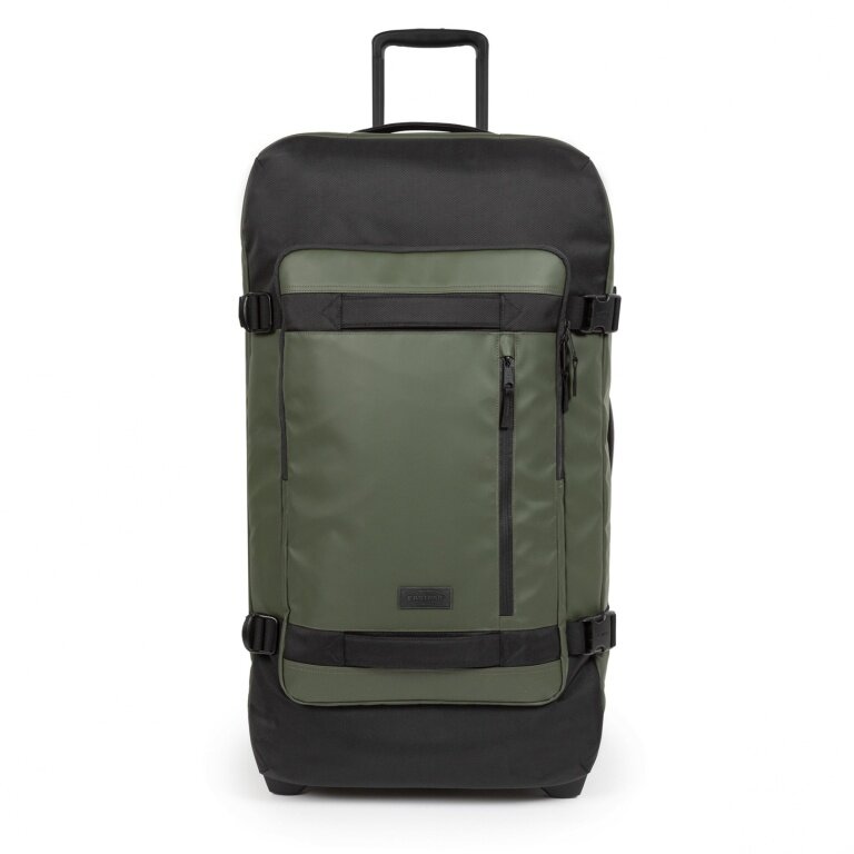 Torba podróżna Eastpak Tranverz CNNCT L Top Khaki (121 litrów) z kółkami khaki/zielono-czarna