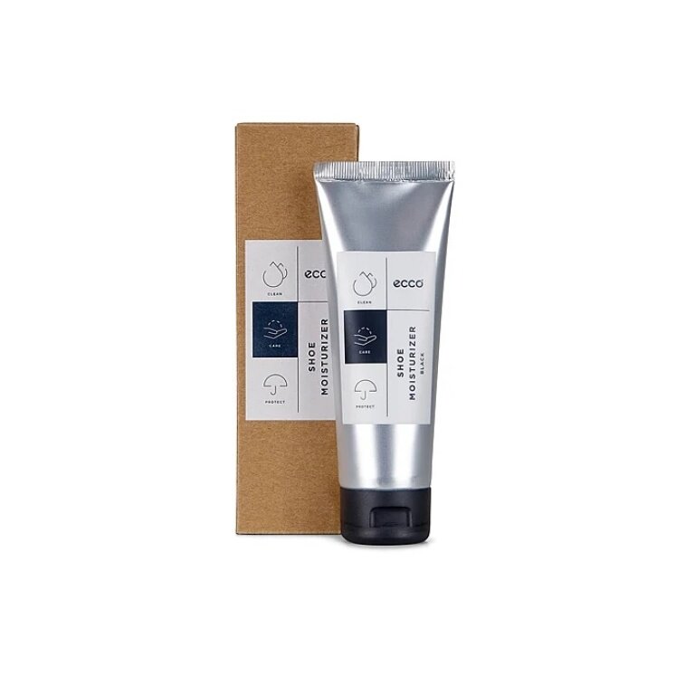 ECCO Pielęgnacja obuwia Smooth Care czarna - 1 puszka 75ml z aplikatorem gąbkowym