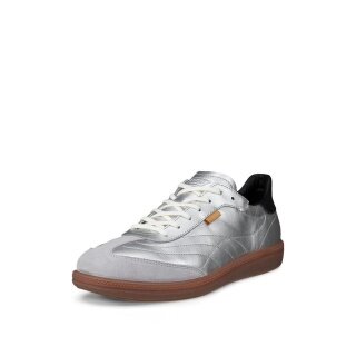ECCO Sneaker Soft 11 (skóra licowa) srebrne damskie