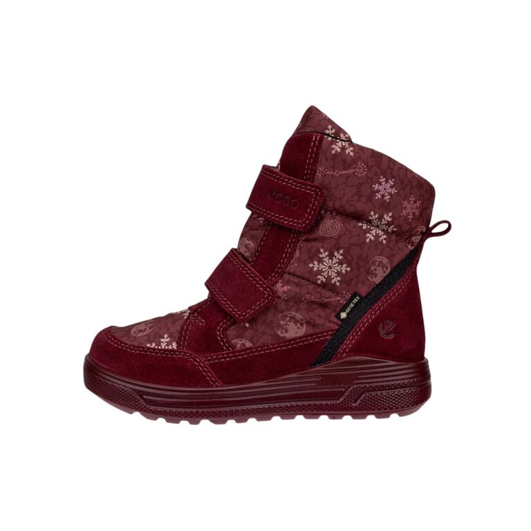 Ecco zimowe buty Urban Snowboarder Mid GTX (skóra zamszowa, wodoodporne) winerot dziecięce