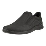 ECCO codzienne buty podróżne Irving (skóra nubukowa, Slip-On) czarne męskie