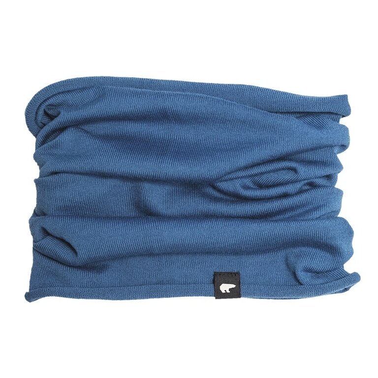 Eisbär Multifunkcyjna chusta Pulse z wełny merino niebieska męska