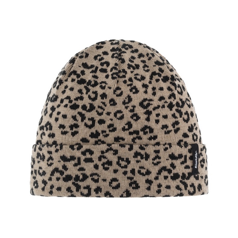 Eisbär Czapka (Beanie) Banto RL (Merinomix) piaskowo-brązowo-czarna - 1 sztuka