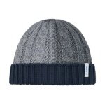 Czapka Eisbär (Beanie) Alba - Merinomix - szara/granatowa - 1 sztuka