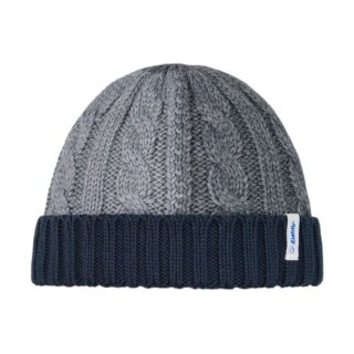 Czapka Eisbär (Beanie) Alba - Merinomix - szara/granatowa - 1 sztuka