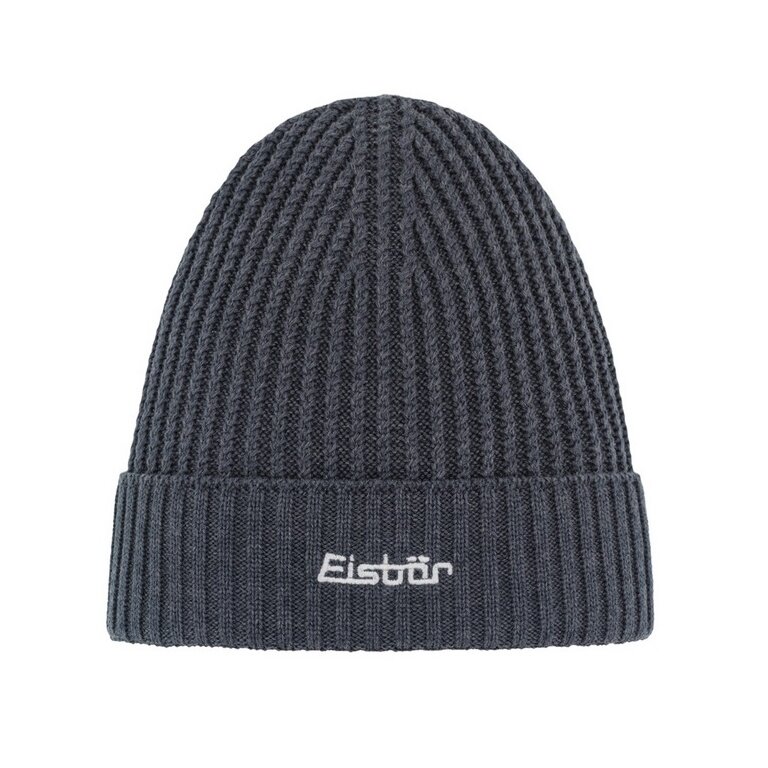 Eisbär Czapka Poca RL - struktura rib - antracytowa - 1 sztuka