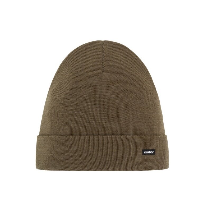Czapka beanie Eisbär Mütze Renan RL - ciemnozielona
