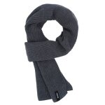 Eisbär Szal Larell Scarf RL (Merinomix) antracytowy 174cm x 24cm - 1 sztuka