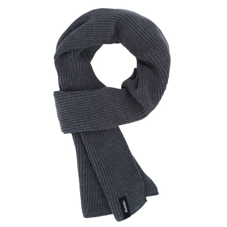 Eisbär Szal Larell Scarf RL (Merinomix) antracytowy 174cm x 24cm - 1 sztuka
