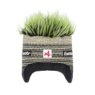 Czapka zimowa Eisbär (czapka na uszy) Campo Cocker SA - brązowo/beżowo/zielona - 1 sztuka