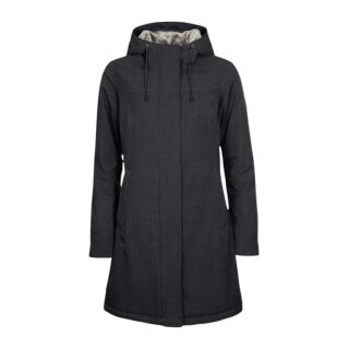 Kurtka zimowa Elkline Apres Ski (wiatroszczelna, wodoodporna) antracytowa melange dla kobiet