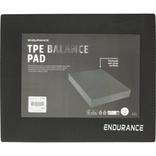 Poduszka równowagi Endurance TPE czarna - 1 sztuka -