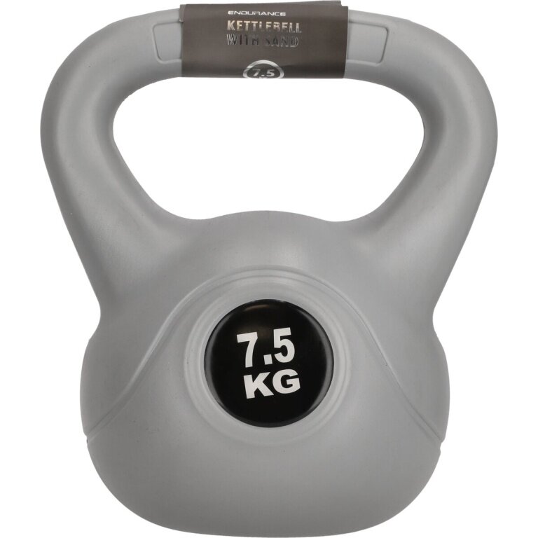 Kettlebell Endurance kulowy szary 7,5 kg - 1 sztuka -