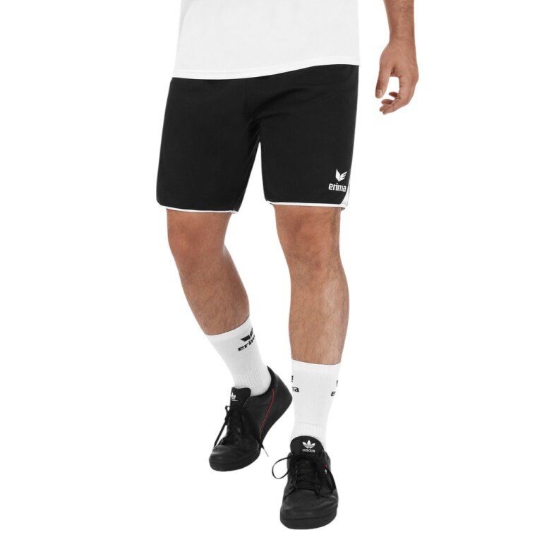 Spodenki sportowe Erima Classic 5-C Short (100% poliester, z wewnętrzną bielizną) krótkie czarne męskie