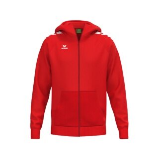 Kurtka z kapturem Erima CMPT Wings Hoody (materiał mieszany) czerwona męska