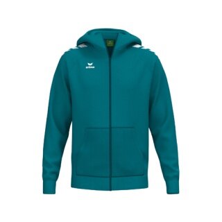 Kurtka z kapturem Erima CMPT Wings Hoody (materiał mieszany) niebieska męska