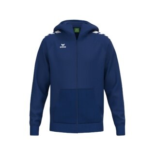 Kurtka z kapturem Erima CMPT Wings Hoody (materiał mieszany) granatowa męska