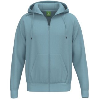 Erima bluza z kapturem TS Hoodie Full Zip (materiał mieszany) niebieska męska