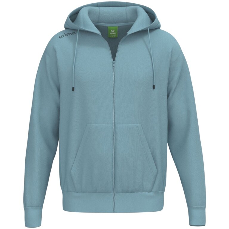 Erima bluza z kapturem TS Hoodie Full Zip (materiał mieszany) niebieska męska