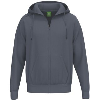 Erima bluza z kapturem TS Hoodie Full Zip (materiał mieszany) ciemnoszara męska