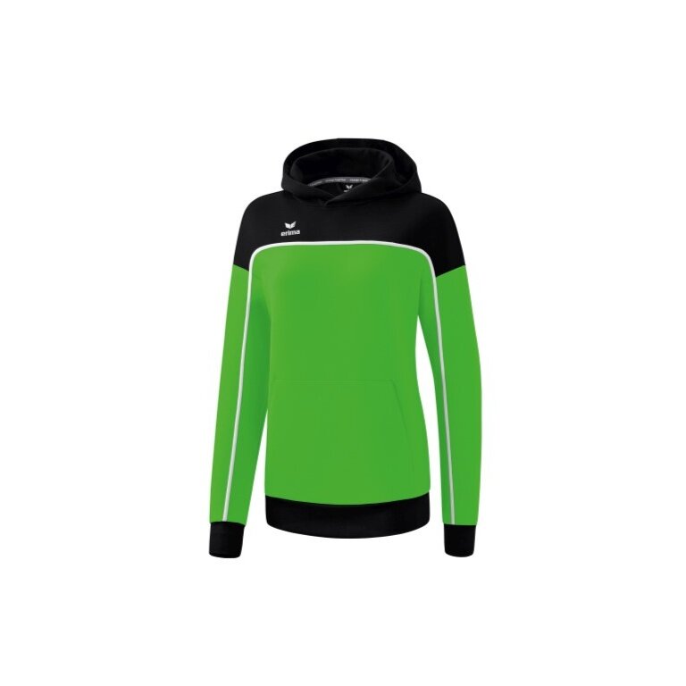 Erima Bluza z kapturem Hoodie Change (mieszanka bawełny) zielona/czarna damska