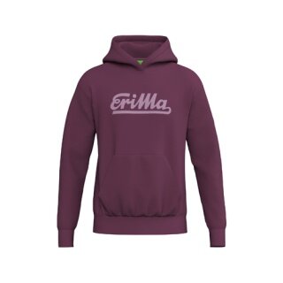 Erima Bluza z kapturem Retro 2.0 (mieszanka bawełny) bordowa męska