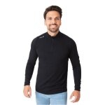 Erima Sportowa koszulka z długim rękawem Rolli Half-Zip (miękki materiał elastyczny) czarna męska