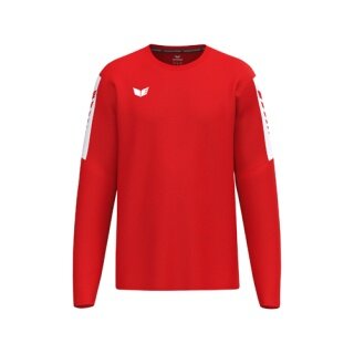 Erima Pulower Intro Sweatshirt (wytrzymały materiał funkcyjny) czerwony chłopcy