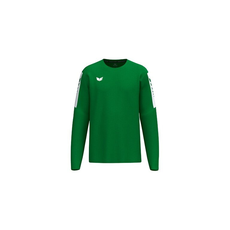 Erima Pulower Intro Sweatshirt (wytrzymały materiał funkcyjny) zielony męski