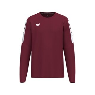 Erima Pulower Intro Sweatshirt (wytrzymały materiał funkcyjny) bordowy męski
