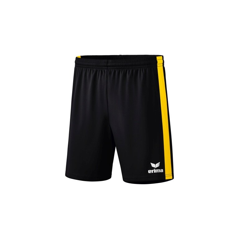 Erima Spodenki Sportowe Short Retro Star bez wewnętrznego majtka czarny/żółty chłopcy