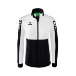 Erima Kurtka prezentacyjna Six Wings (100% poliester, stójka, dopasowany krój) czarna/biała damska