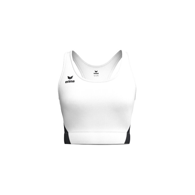 Erima Sport-Bra T&F Wings (Racerback, pochłaniający wilgoć) biały/czarny damski