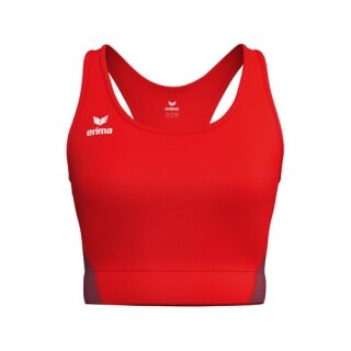 Erima Sport-Bra T&F Wings (Racerback, pochłaniający wilgoć) czerwony damski