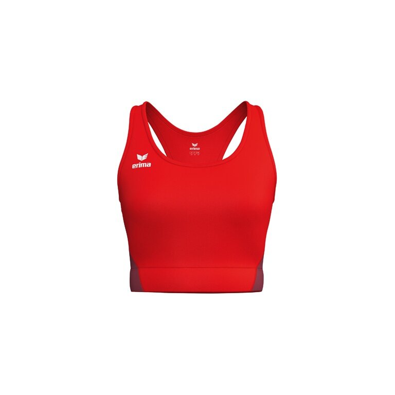 Erima Sport-Bra T&F Wings (Racerback, pochłaniający wilgoć) czerwony damski