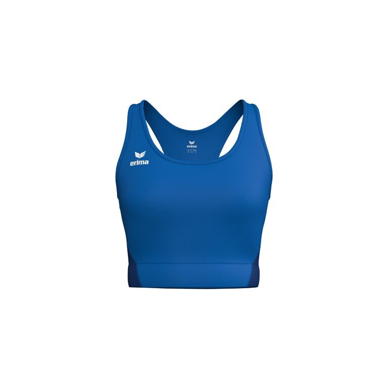 Erima Sport-Bra T&F Wings (Racerback, pochłaniający wilgoć) niebieski królewski damski