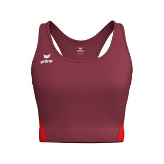 Erima Sport-Bra T&F Wings (Racerback, pochłaniający wilgoć) bordowy dla kobiet