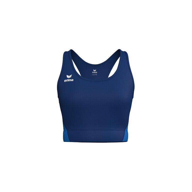 Erima Sport-Bra T&F Wings (Racerback, pochłaniający wilgoć) granatowy dla kobiet