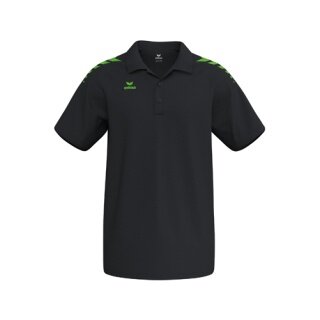 Erima Sport-Polo CMPT Wings (mieszanka bawełny, wygodny krój) czarny/zielony męski