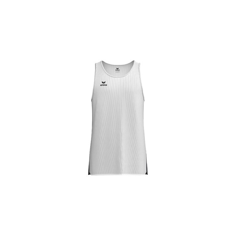 Erima Sportowy Tank Top T&F Wings Singlet (lekki, szybkoschnący) biały/czarny męski