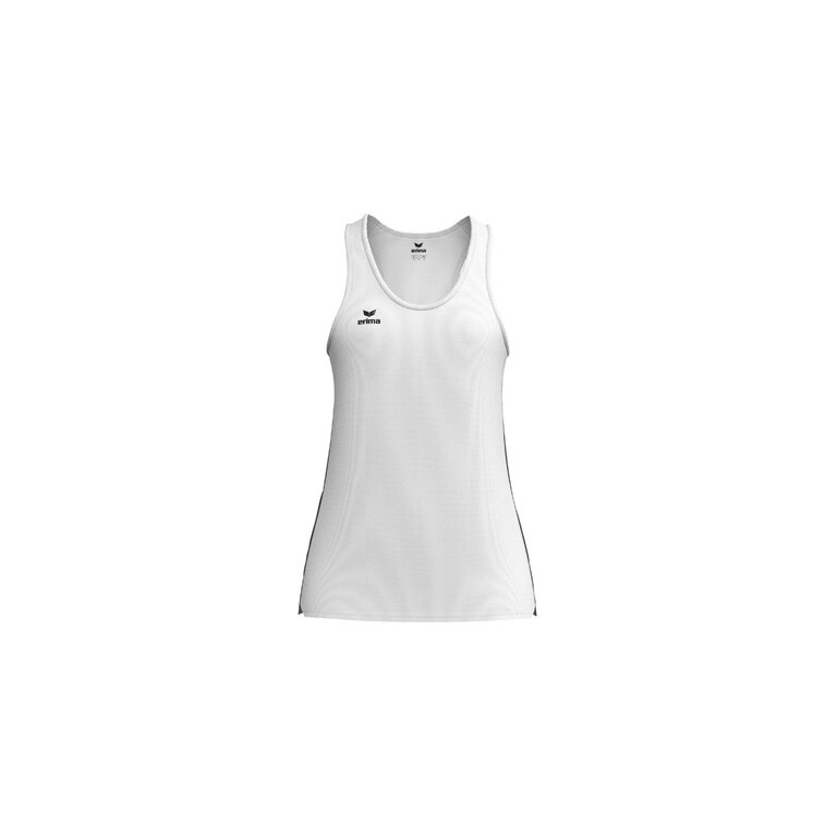 Erima Sportowy Top Tank T&F Wings Singlet (lekki, szybko schnący) biały/czarny damski