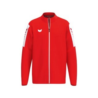 Erima Sportowa kurtka treningowa Intro (wytrzymała, z kieszeniami na zamek błyskawiczny) czerwona dla chłopców