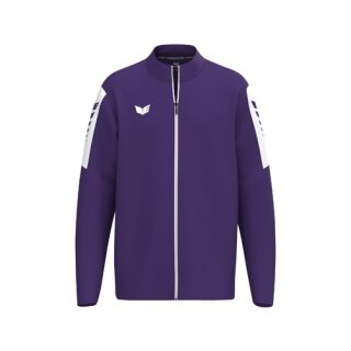 Erima Sportowa kurtka treningowa Intro (wytrzymała, z kieszeniami na zamek błyskawiczny) fioletowa męska