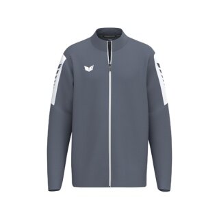 Erima Sportowa kurtka treningowa Intro (wytrzymała, z kieszeniami na zamek błyskawiczny) szara chłopcy